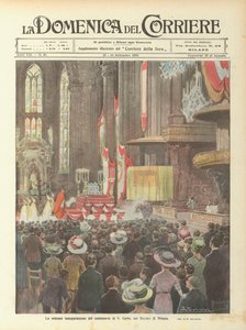 Den højtidelige indvielse af 100-års jubilæet for Sankt Karl i Milanos domkirke
