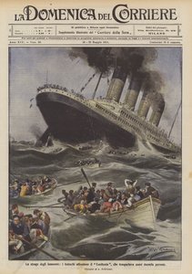 Massakren af ​​de uskyldige, tyskerne sænker Lusitania, som transporterede næsten to tusinde mennesker