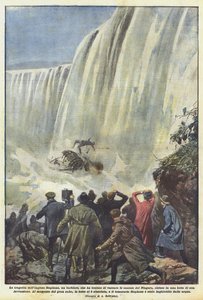 Tragedien for englænderen Stephens, en barber, der forsøgte at krydse Niagara Falls?