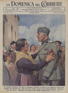 Hertugens triumfuge på Sardinien af Achille Beltrame