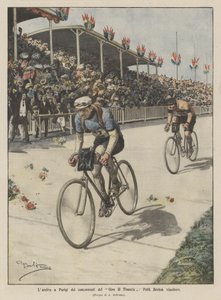 Tour de France-deltagere ankommer til Paris, Petit Breton vinder