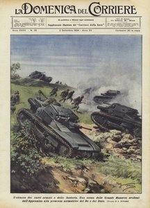 Angrebet af kampvogne og infanteri