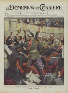 Angrebet på den russiske minister Stolypin i det kommunale teater i Kiew