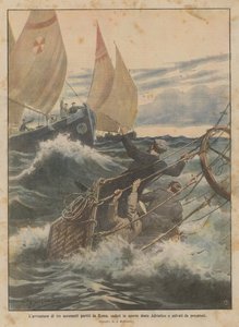 Eventyret om tre flyvere, der forlod Rom, faldt ned i det åbne Adriaterhav og blev reddet af fiskere