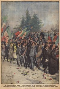 De storladne fester i Milano til Vittorio Emanuele III