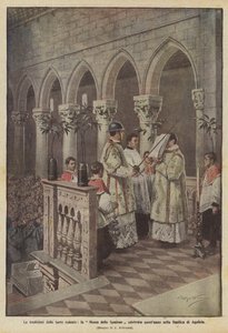 Traditionerne i de forløste lande, Spadone-messen fejres i år i Basilica of Aquileia
