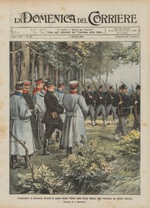 Undersøgte den tyske kejser virkningen af de italienske uniformer, der blev båret under jagterne?
