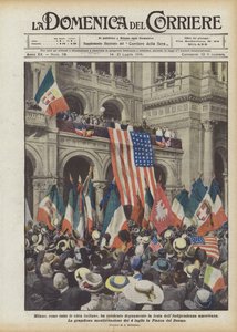 Milano fejrede som alle italienske byer den amerikanske uafhængighedsdag med værdighed
