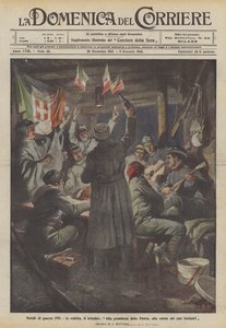 Krigsjulen 1915, Kort sagt skålen, For Fædrelandets Storhed, for fjerne elskedes Sundhed!