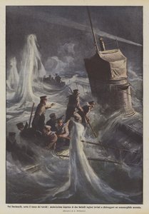 I Dardanellerne, under tyrkernes ild, et vovet forehavende af to engelske skibe sendt?