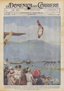 I Comosøens storslåede spejl, der vender ud mod byen Moltrasio, fandt det sted med?
