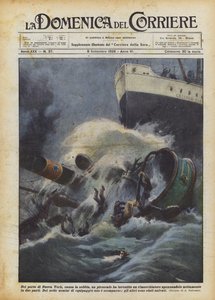 I havnen i New York ramte en damper på grund af tågen en slæbebåd og knækkede den?