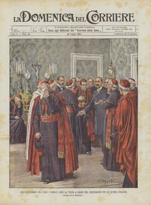 I pavens forværelse ødelægger Medici efter besøget hos Leo XIII de sidste håb