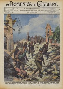 I de lande, der er forladt af de røde, mellem Teruel og havet, rykker de spanske nationale tropper frem? af Achille Beltrame