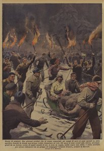 Bryllup af skiløbere af Achille Beltrame