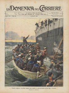 Moderne pirateri, et stort russisk dampskib angrebet af tyve i Sortehavet og røvet af tyve