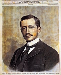 Portræt af Guglielmo Giovanni Maria Marconi (Bologna af Achille Beltrame