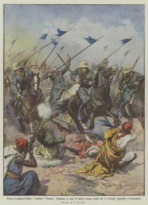 Ved Fonduk-el-Tokar ramte Firenze-spydmændene fem arabere, der havde dem?