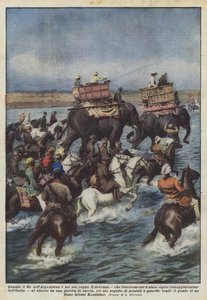 Når Kongen af ​​Afghanistan er i sit rige af Achille Beltrame