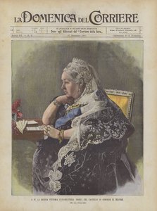 SM Dronning Victoria af England døde på Osborne Castle den 22. oktober af Achille Beltrame