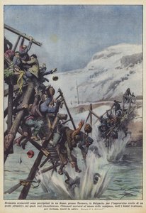 Faldt tres skolebørn pludselig i en flod nær Tarnovo, Bulgarien? af Achille Beltrame
