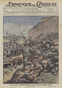 På Lemerle-bjerget går Forli-brigaden til modangreb og forfølger fjenden med en bajonet til nyrerne af Achille Beltrame