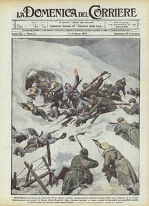 På Asiago-plateauet om natten den 19. brød en fjendens kolonihave gennem tunneler gravet ind i?