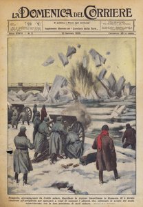 Storme, ledsaget af isnende kulde, plager den transsylvaniske region i Rumænien af Achille Beltrame