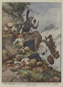 Tragisk alpinbestigning, en stor advokat fra Grenoble falder ned fra bjerget sammen med ?