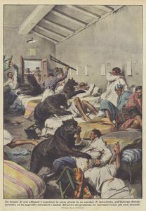 Har en flok sultne bjørne brudt ind på et hospital i Jakovlevka ved højlys dag? af Achille Beltrame
