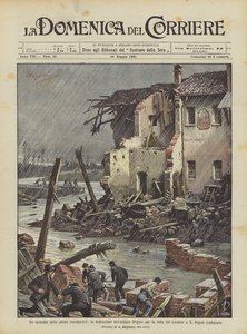 En episode af de seneste oversvømmelser, ødelæggelsen af Origoni-fabrikken ved Lambro-floden?