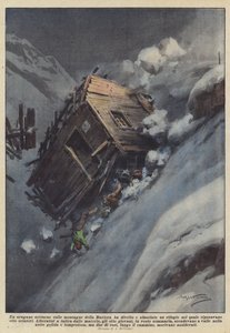 En natlig orkan i bjergene i Bayern har revet og smadret et tilflugtssted, hvor?