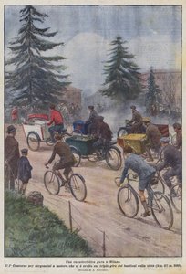 Et karakteristisk løb i Milano