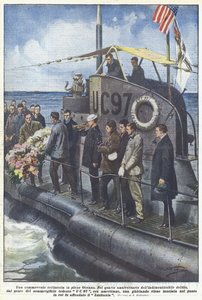 En bevægende ceremoni midt i havet