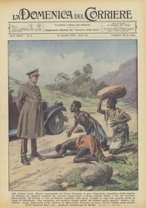 En nysgerrig scene af Achille Beltrame