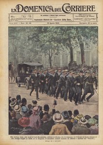 En mærkelig scene ved brylluppet af Lord Mountbatten, søofficer, som var prinsens følgesvend?