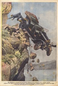 Et dramatisk eventyr ved Gardasøen af Achille Beltrame
