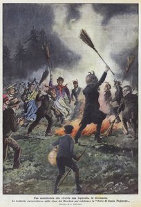 En maskerade, der minder om en legende i Tyskland
