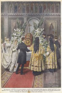 En malerisk græsk-ortodoks ceremoni i London til den unge dames bryllup?