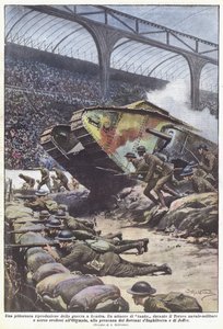 En malerisk gengivelse af krigen i London