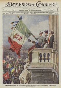 En uforglemmelig scene, da kongen fra Quirinale i konkurrencens time vifter med trikoloren og råber Viva l