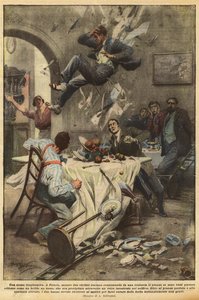 En tragikomisk scene af Achille Beltrame
