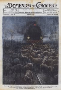 En slagtning af får af Achille Beltrame