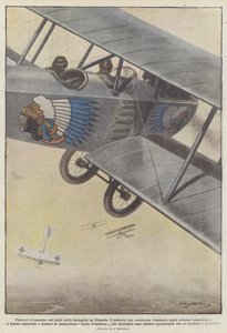 Amerikas fly på slagets himmel i Frankrig