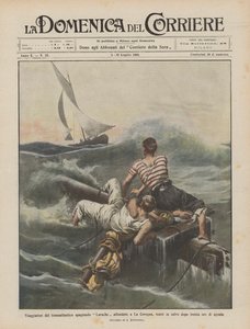 Passagererne fra det spanske skib Larache, der sank i La Corogna, reddet efter 30 timers kvaler