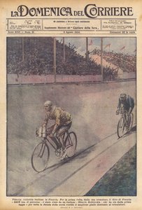 Italiensk cykelsejr i Frankrig