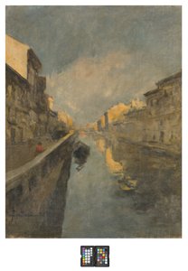 Naviglio, 1925 af Achille Cattaneo