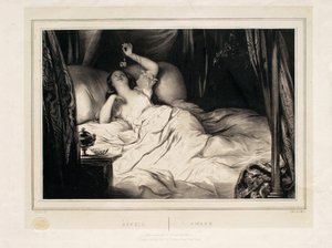 Awake (Vågnen) af Achille Devéria