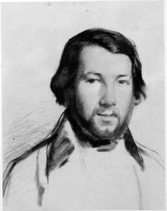 Portræt af en mand af Achille Devéria