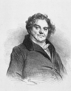 Portræt af Vidocq af Achille Devéria